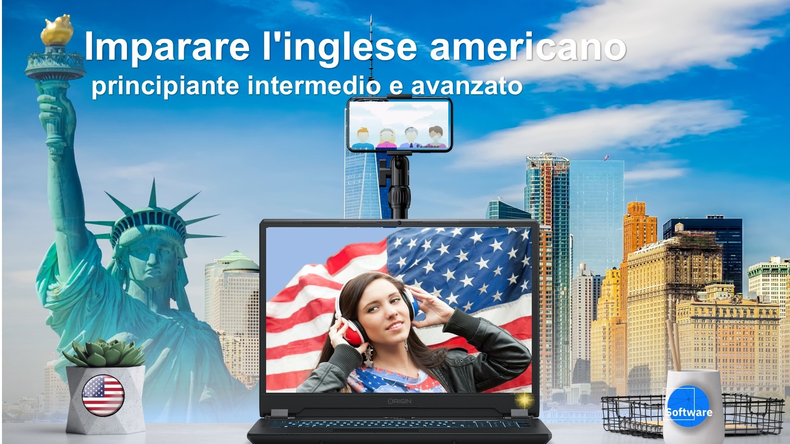 Imparare l'inglese americano   principiante intermedio e avanzato
